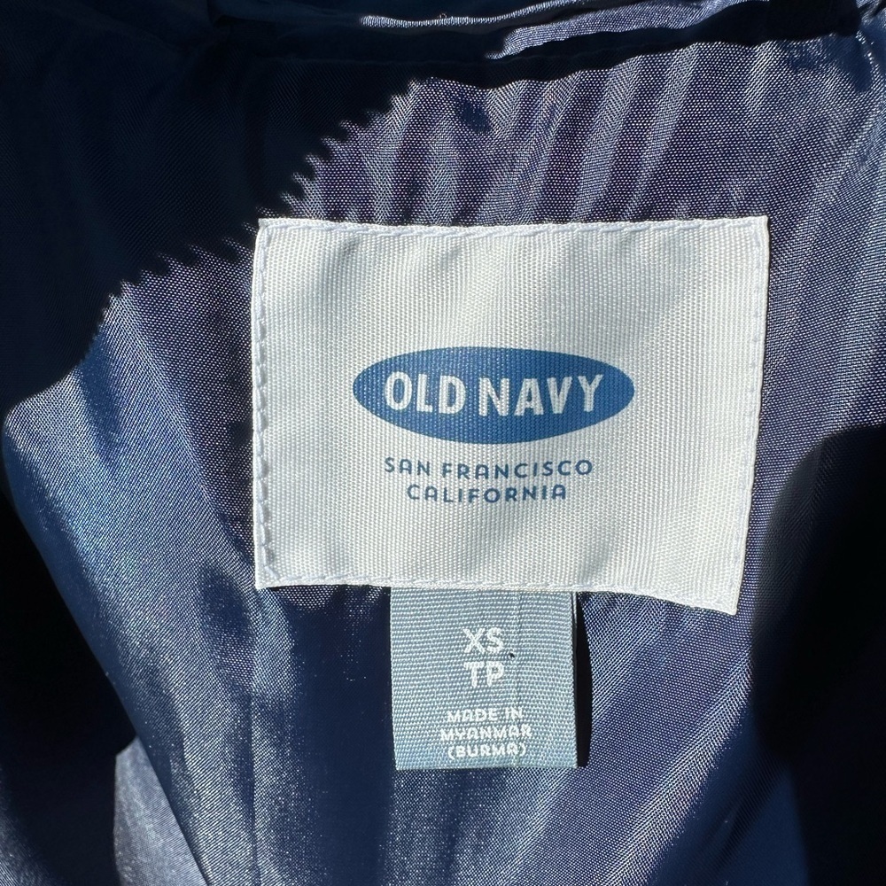 Old Navy Dark Blue Navy Quilted Vest Equestrian Quiet Luxury Coast Lake XS - Picture 9 of 9